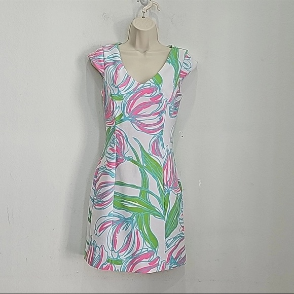 Lily Pulitzer Floral Desiree mini dress - Picture 5 of 15